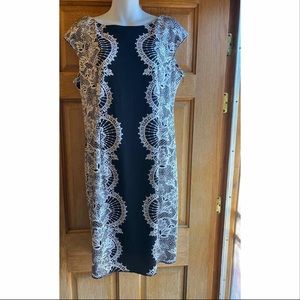 Contouring knee length dress